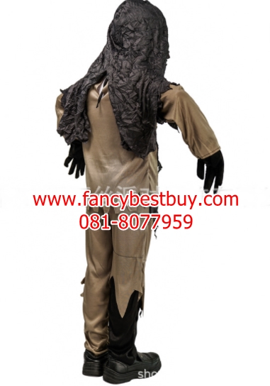 ชุดฮาโลวีน ชุดผีโครงกระดูกพร้อมหน้ากากและถุงมือ สำหรับวันฮาโลวีน Skeleton มีขนาด S(110-120), M(120-135), L(135-150)