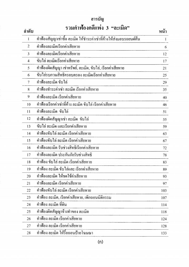 (e book) รวมคำฟ้องคดีแพ่ง เล่ม 3 ละเมิด