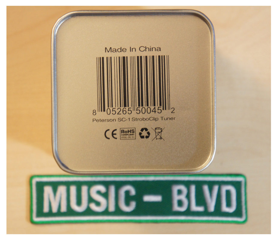 Peterson StroboClip - SC-1 Clip-On Strobe Tuner