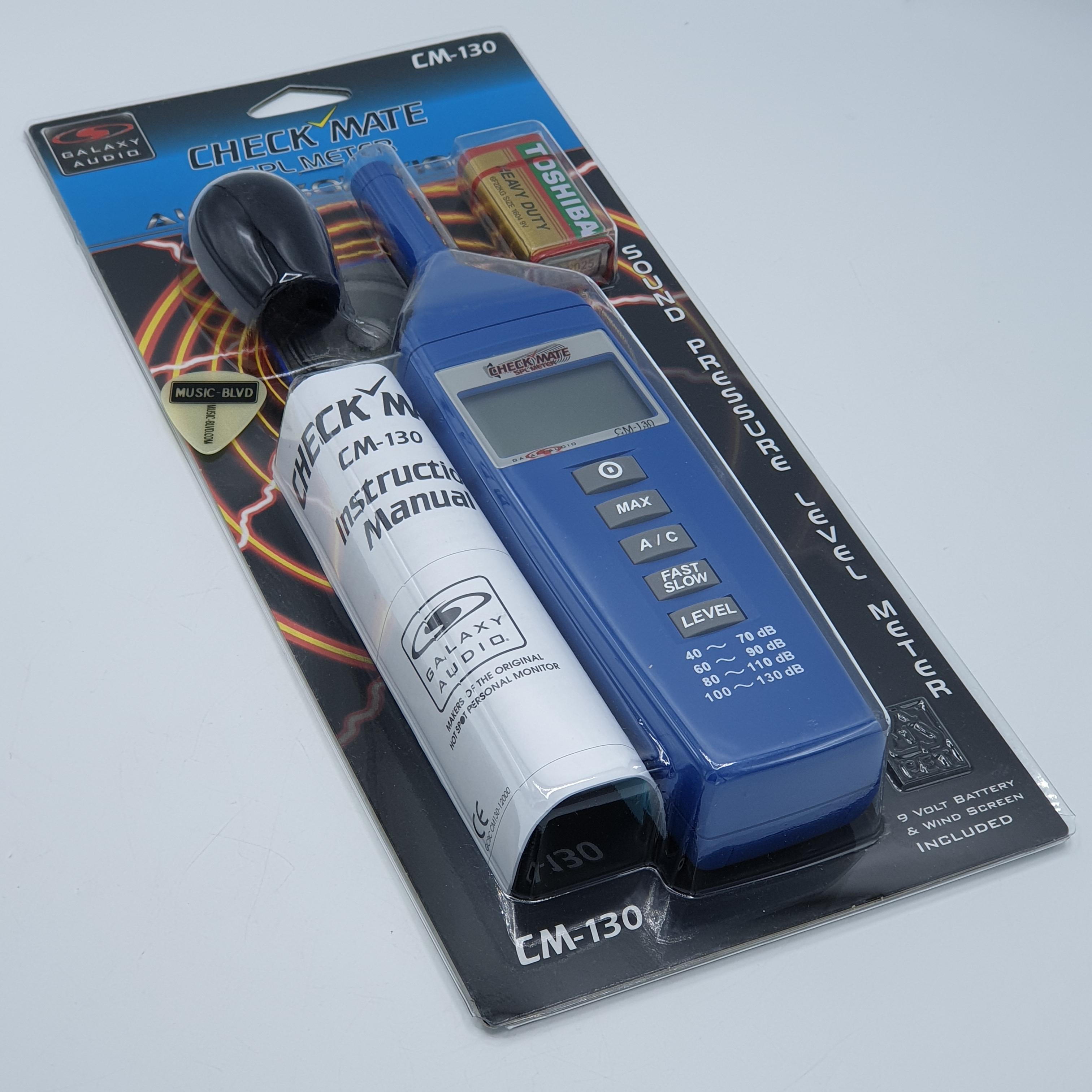 Galaxy Audio CM-130 Check Mate SPL Meter