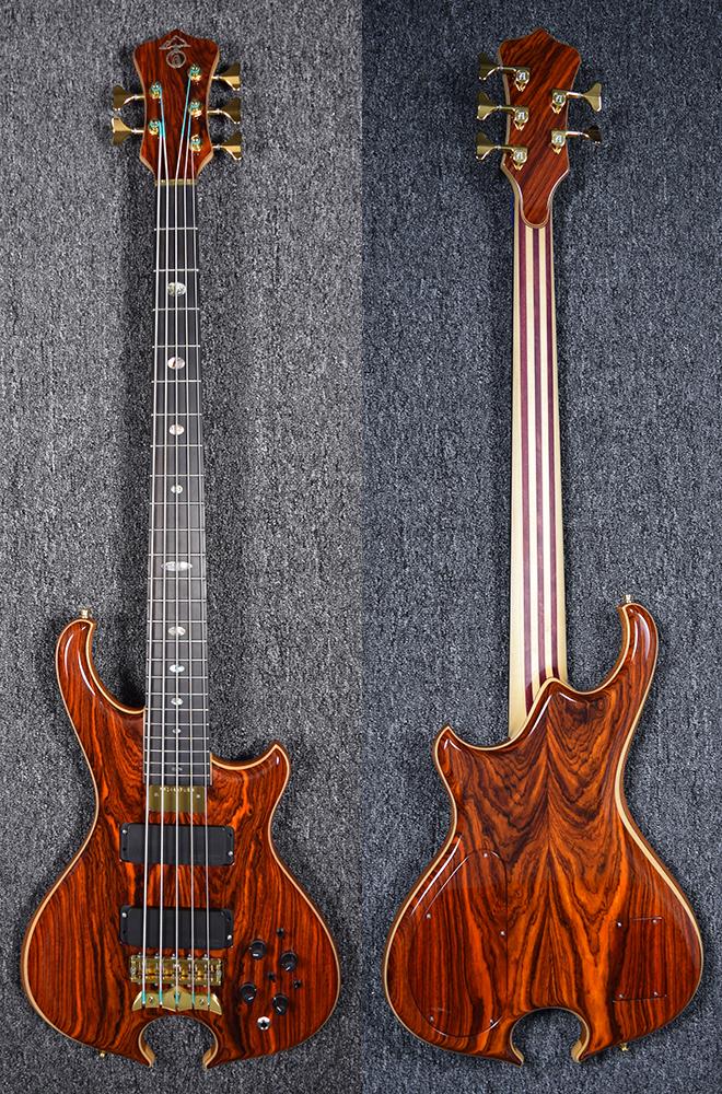 Alembic Mark King 5 Deluxe, Cocobolo Top And Back