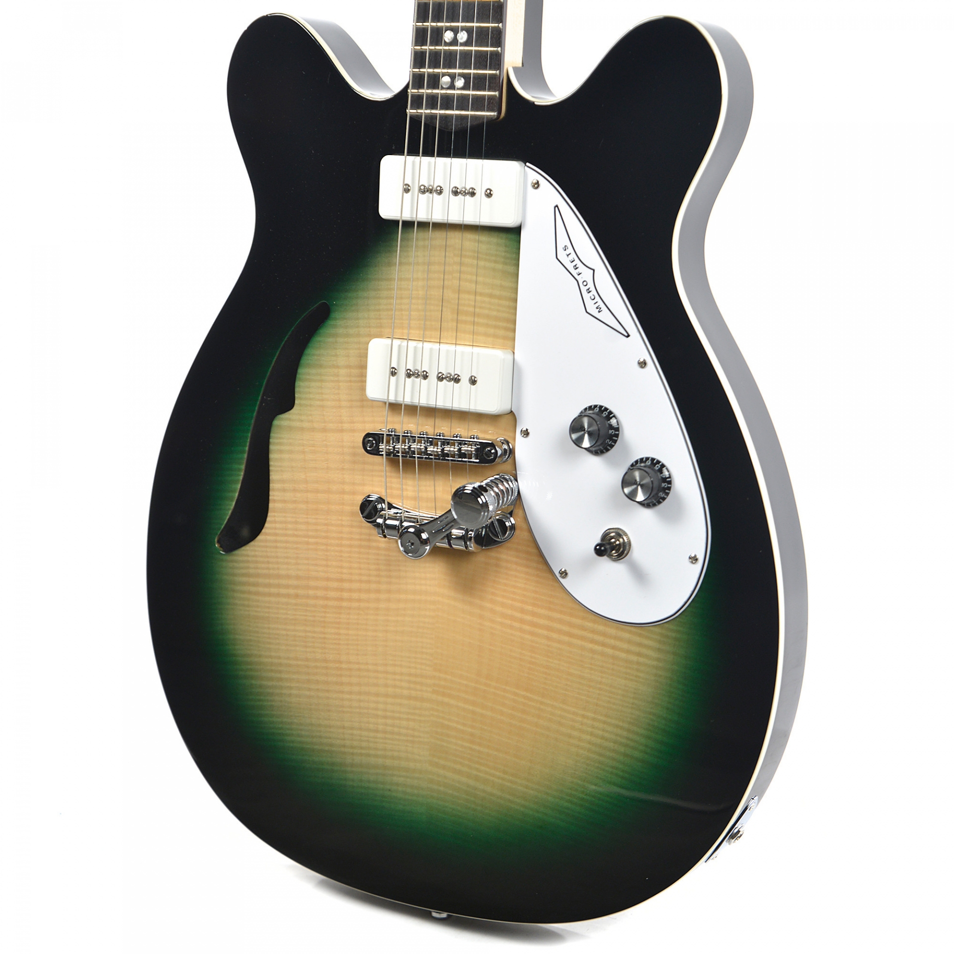 Eastwood Micro-Frets Spacetone DLX Martian Green