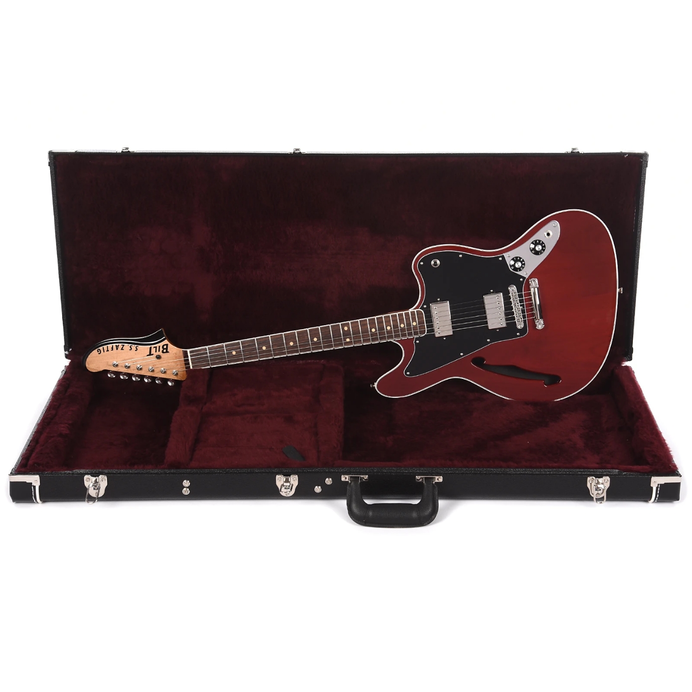 BilT S.S. Zaftig Roasted Bound Top Alder Body Trans Cherry w/Lollar Imperials