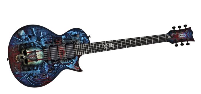 ESP LTD EC Vampire Bio Tech Electric Guitar Graphic