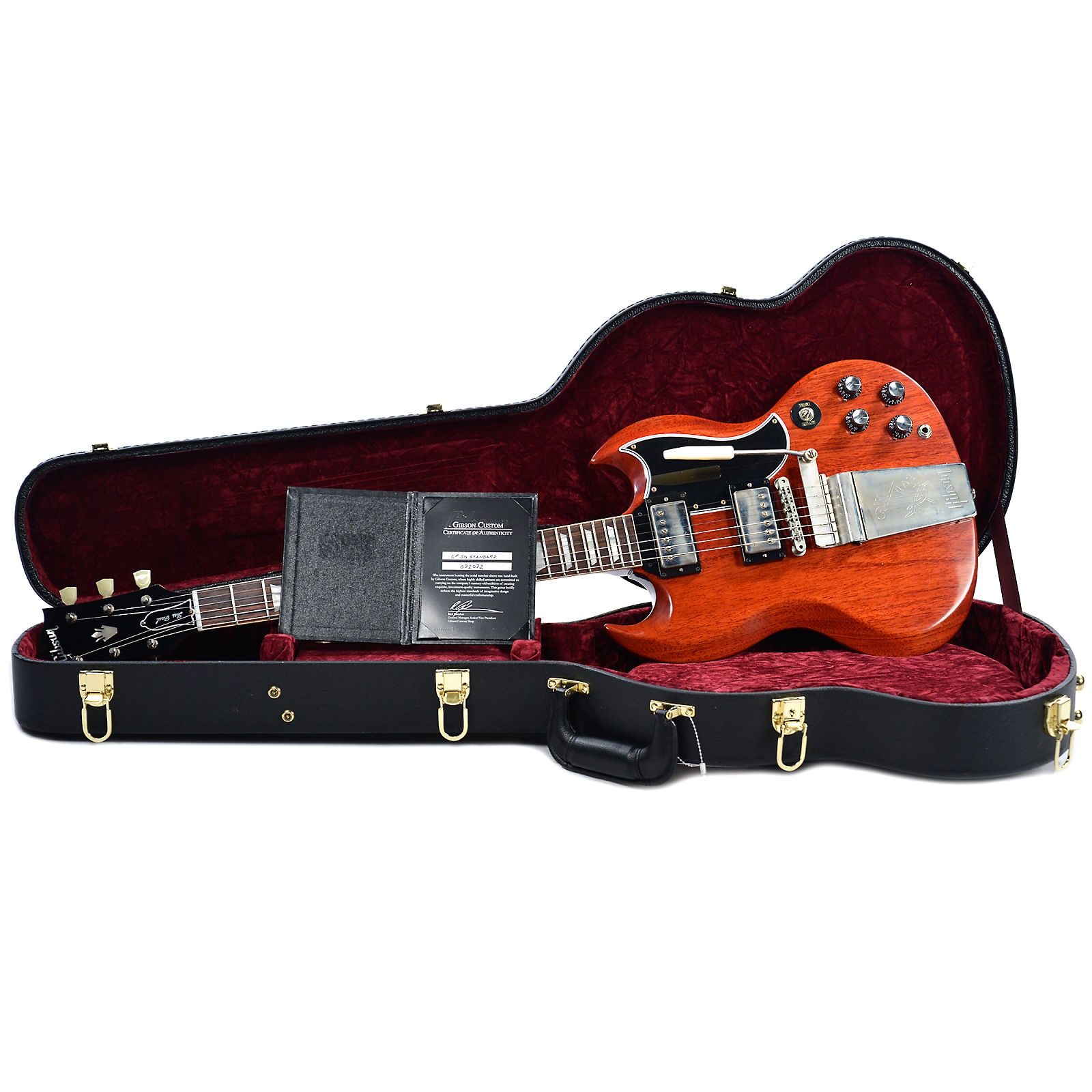 Gibson Custom Shop SG Standard Reissue w/Maestro - VOS Faded Cherry