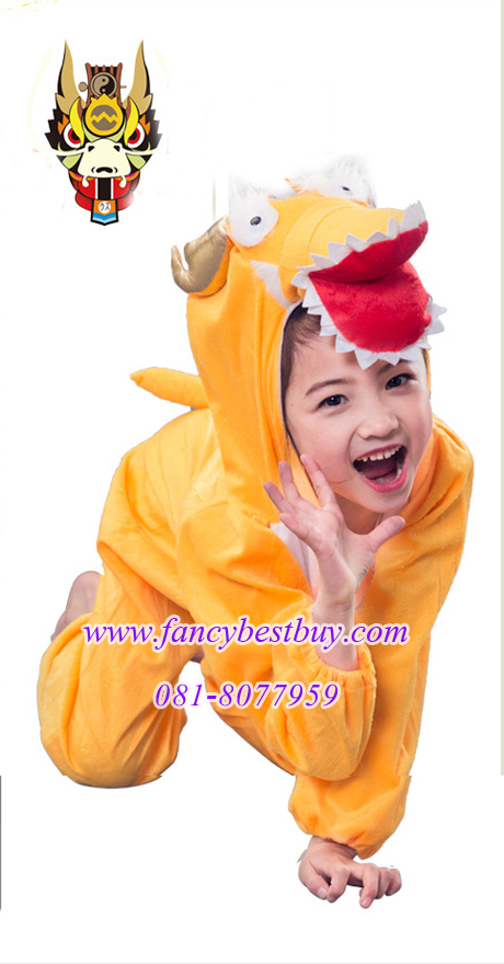ชุดแฟนซีมังกร ชุดแฟนซีสัตว์เด็กหรือชุดมาสคอต สำหรับการแสดง ใช้ได้ทั้งเด็กชายหญิง มี ขนาด M, L, XL