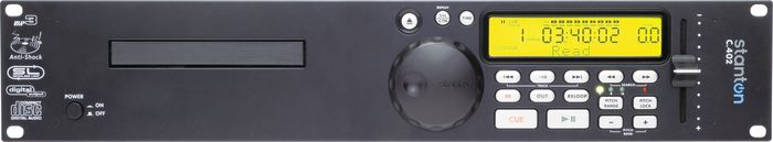 Stanton C.402 Single Rackmount CD Player with MP