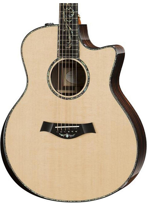 Taylor Presentation Series 2015 PS16ce Grand Symphony Macassar Ebony Acoustic-Electric Guitar