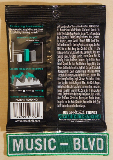 Ernie Ball 2726 Cobalt Not Even Slinky Electric Guitar Strings