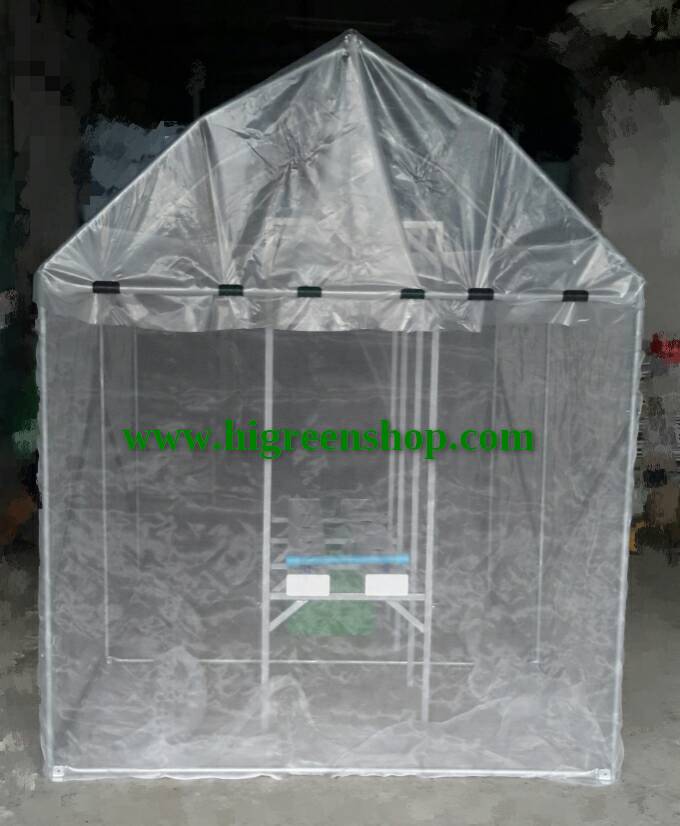 โรงเรือนปลูกเมล่อน+โต๊ะปลูกเมล่อน ปลูกได้ 10 ต้น พร้อมอุปกรณ์ปลูก 2 รอบปลูก