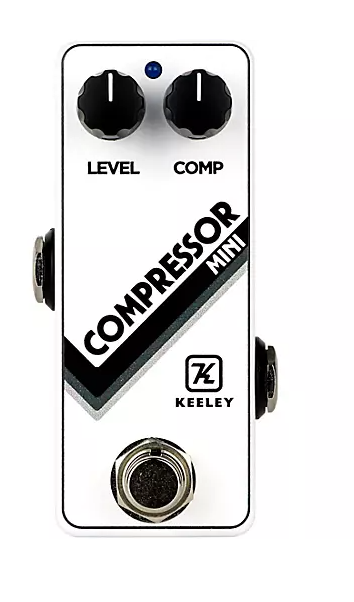 Keeley Compressor Mini Limited Edition Effects Pedal Arctic White