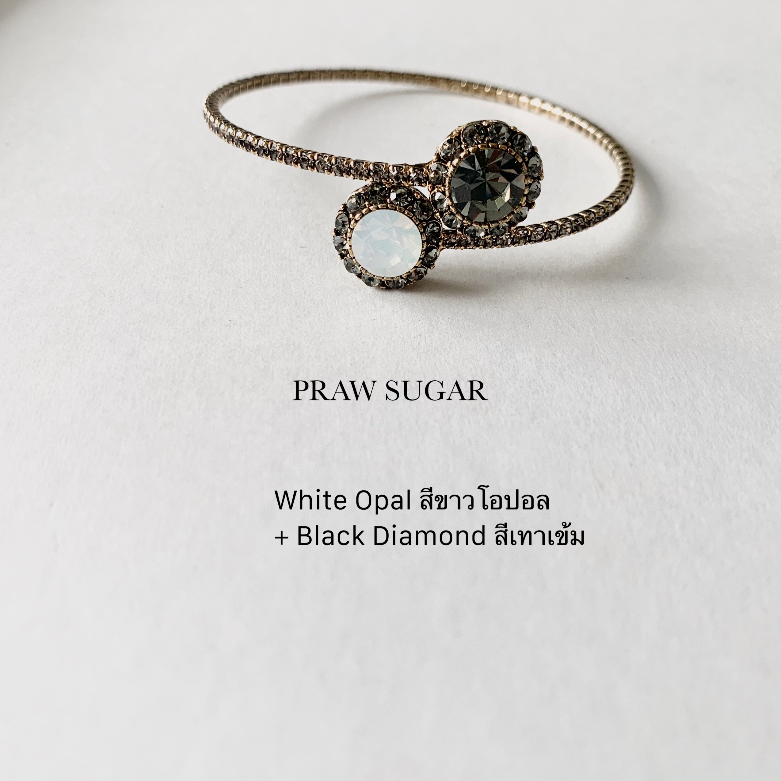 Swarovski Double Crystal Bracelet - กำไลคริสตัลสวารอฟสกี้แบบ 2 ฝั่ง