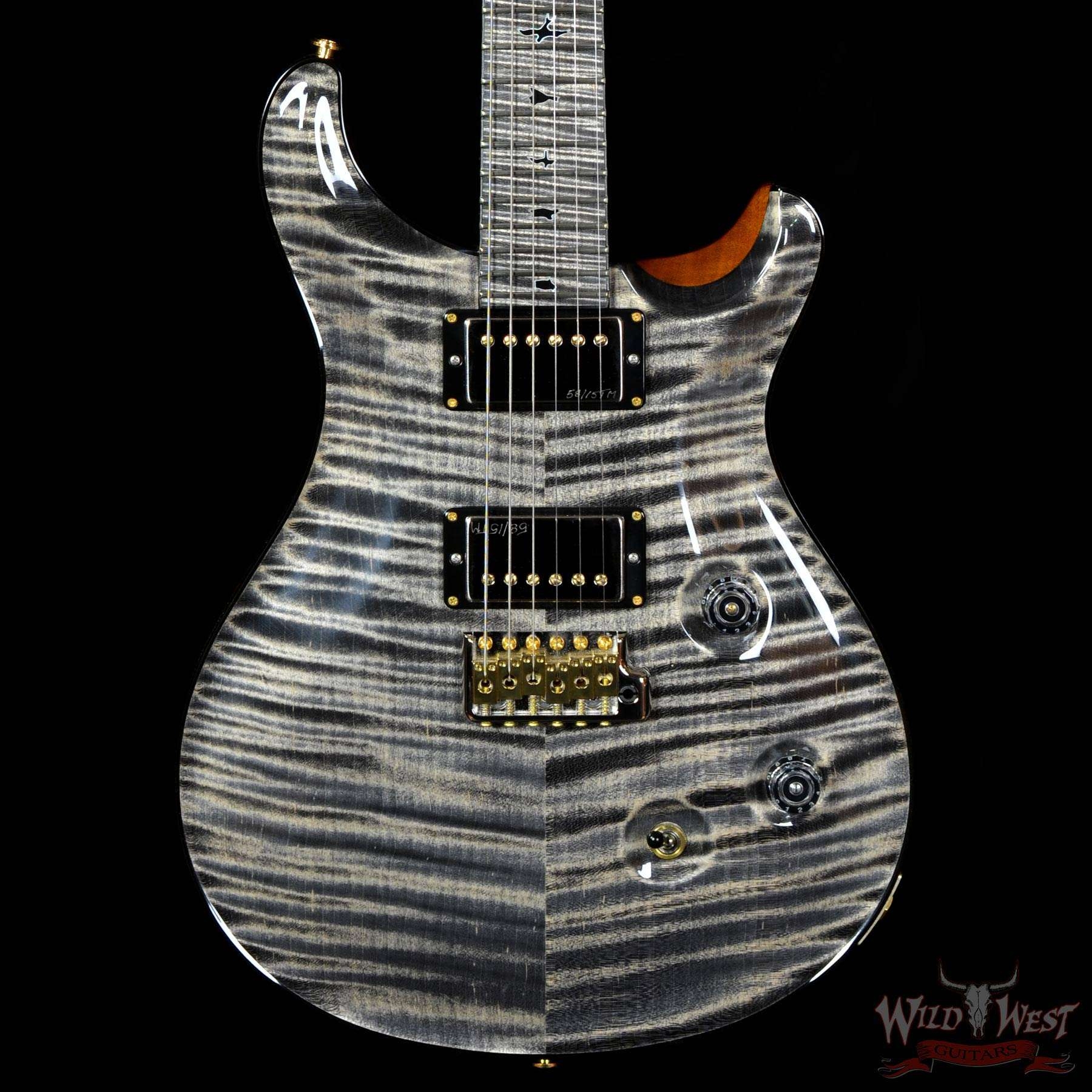 PRS Private Stock 6153 Custom Flame Maple Top Charcoal