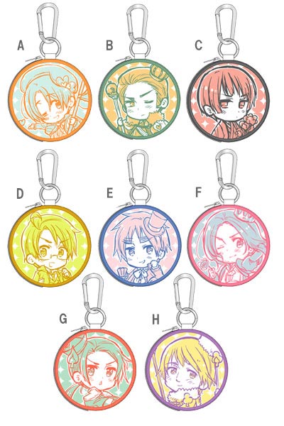 กระเป๋าใส่เหรียญ Axis Power Hetalia (1ใบ,แท้)[A,B,D,E,F,G]
