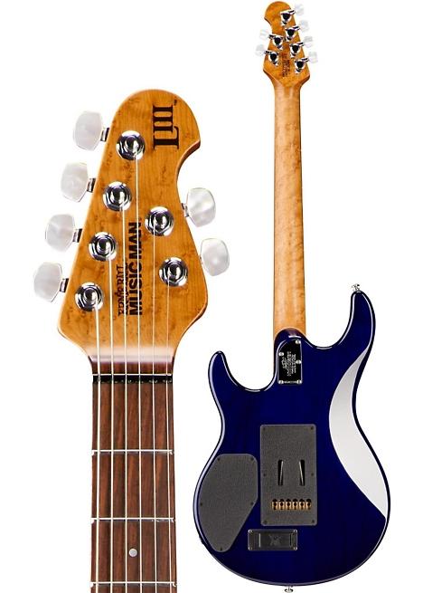 Ernie Ball Music Man BFR Luke III HH Quilt Maple Top Electric Guitar - Blueberry Burst
