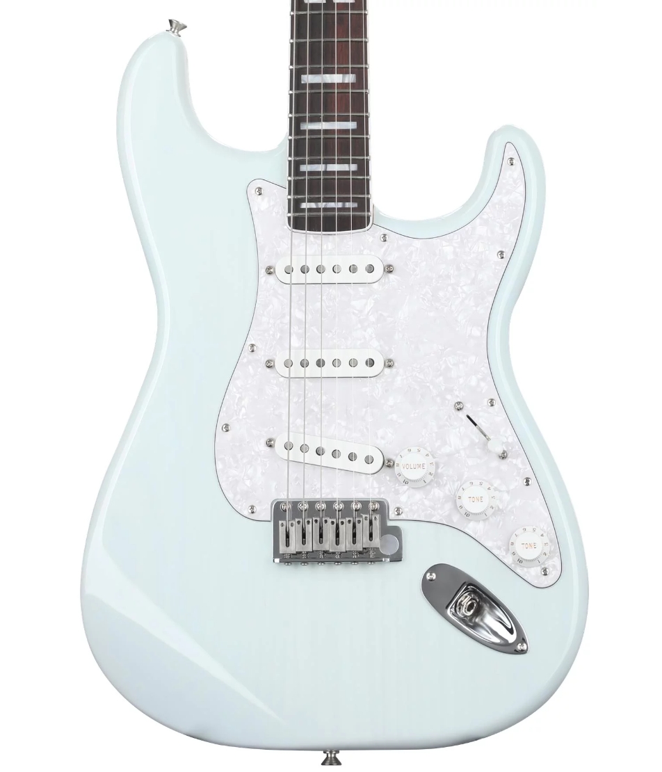 Fender Kenny Wayne Shepherd Stratocaster Electric Guitar - Transparent Faded Sonic Blue