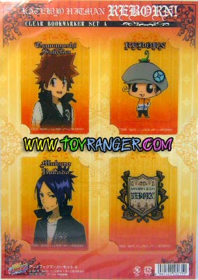 ที่คั่นหนังสือพลาสติก Reborn! SET A ส้ม (แท้)
