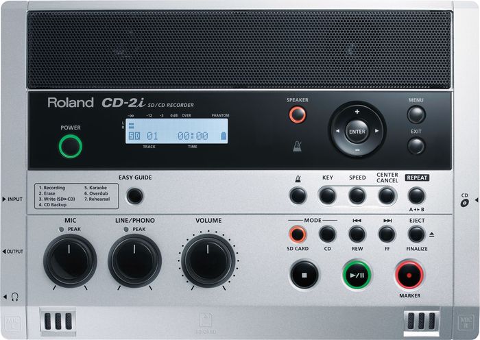 Roland CD-2i CD/SD Battery Powered Recorder
