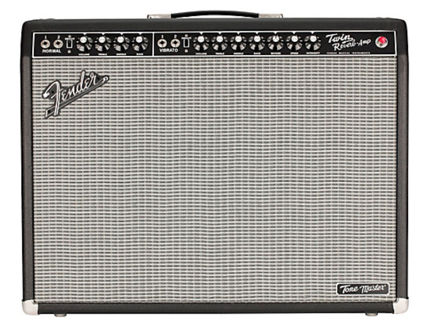 Fender Tone Master Twin Reverb 200W 2x12 Guitar Combo Amp Black