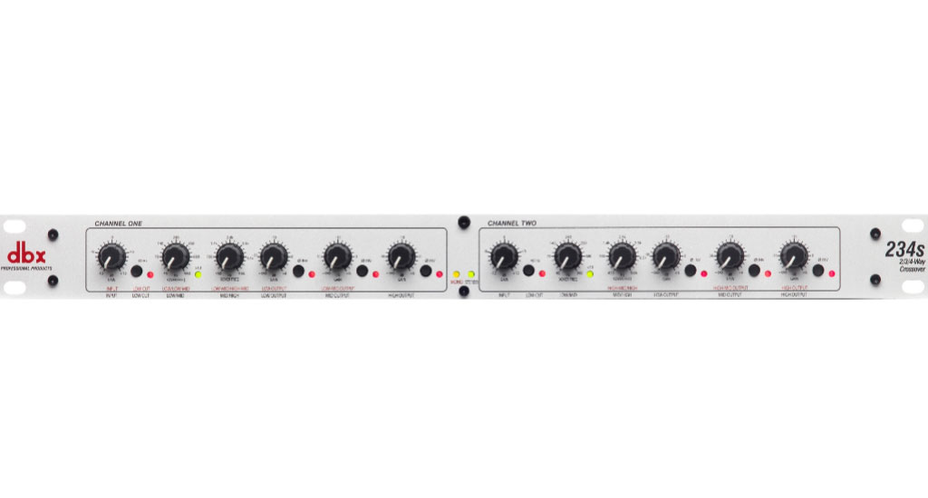 dbx 234s Stereo 2/3 Way Mono 4-Way Crossover