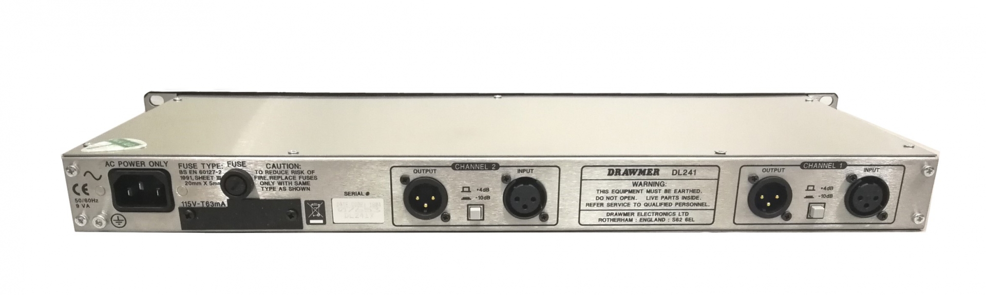 Drawmer DL 241XLR 2-Channel Compressor