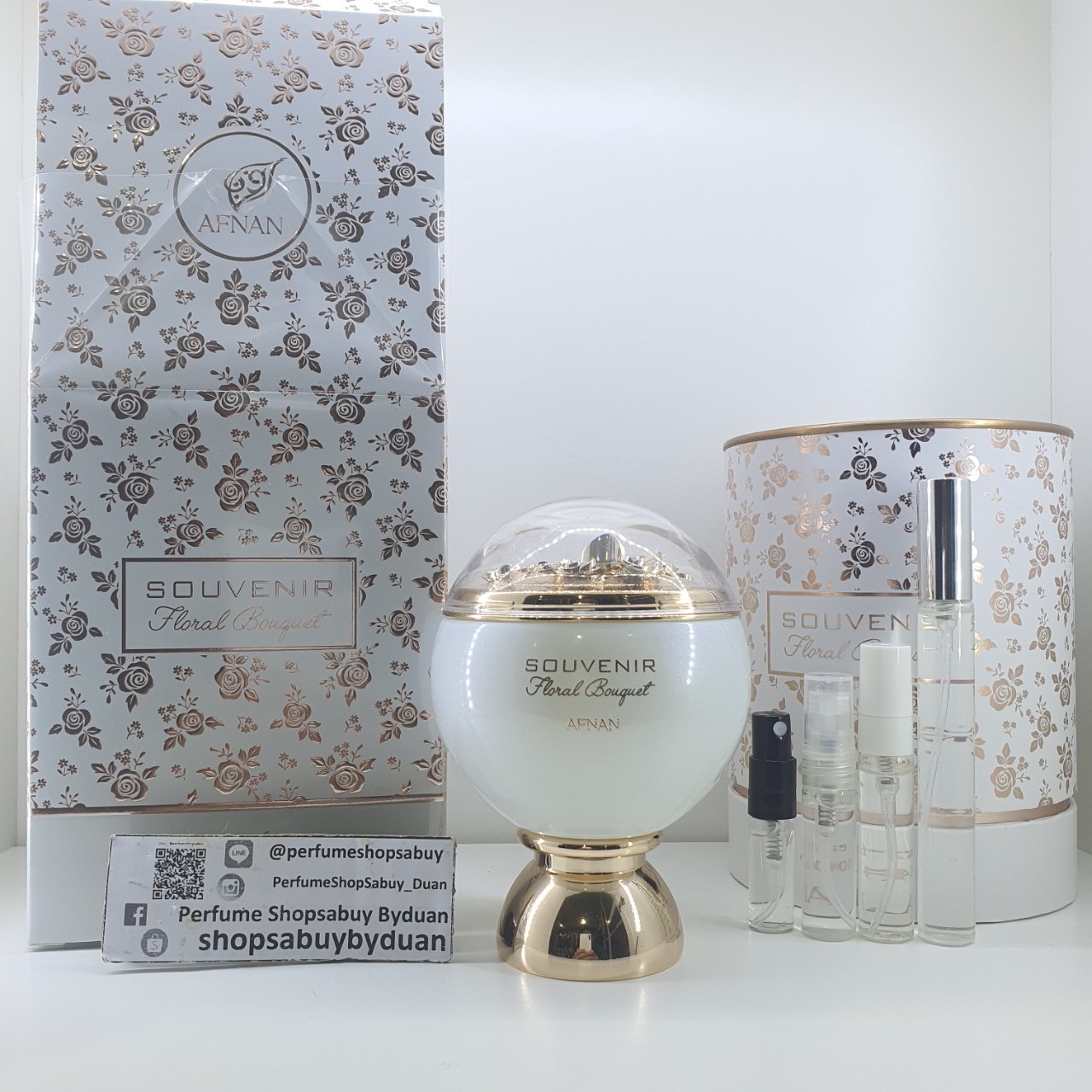 น้ำหอมแท้แบ่งขาย Afnan Souvenir Floral Bouquet EDP แบ่งขายใส่หลอด