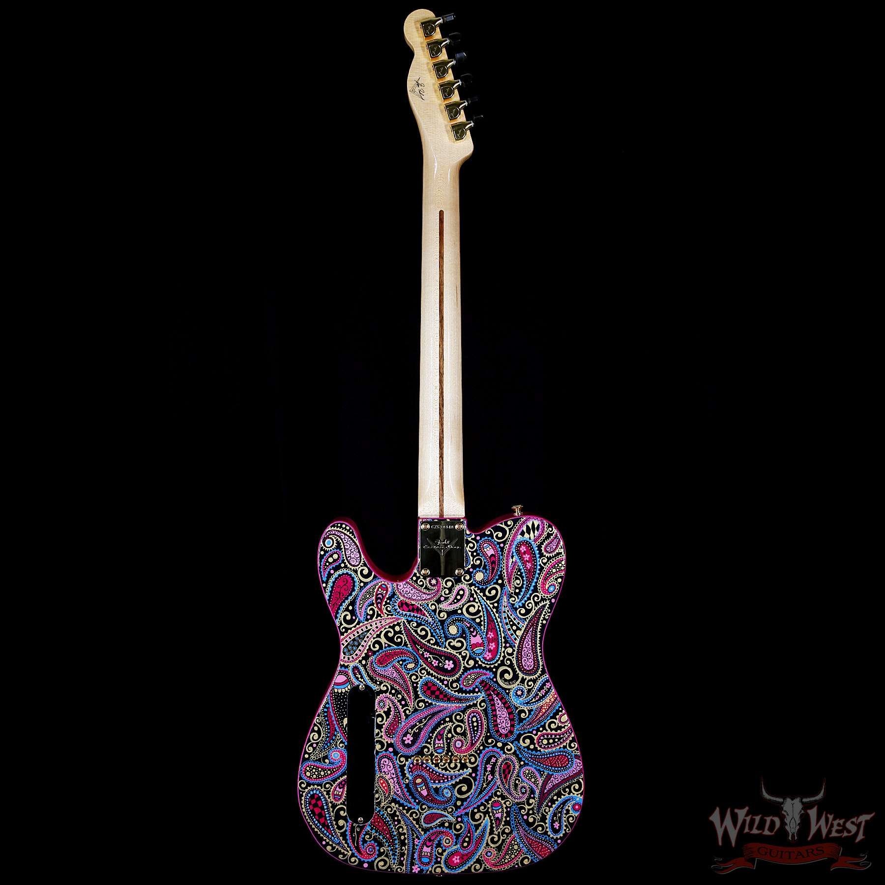 Fender Custom Shop Masterbuilt Hand Painted Paisley Telecaster NOS Artwork By Sarah Gallenberger Built by Greg Fessler