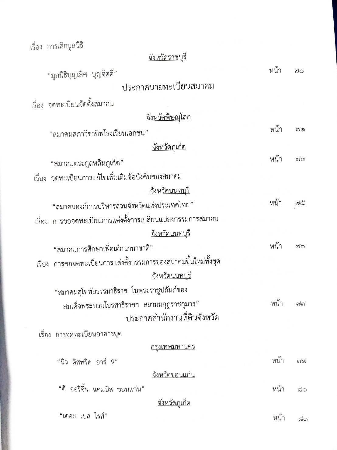 กฎหมายใหม่ ตอนที่ 142/87 รวมประกาศ ฯ