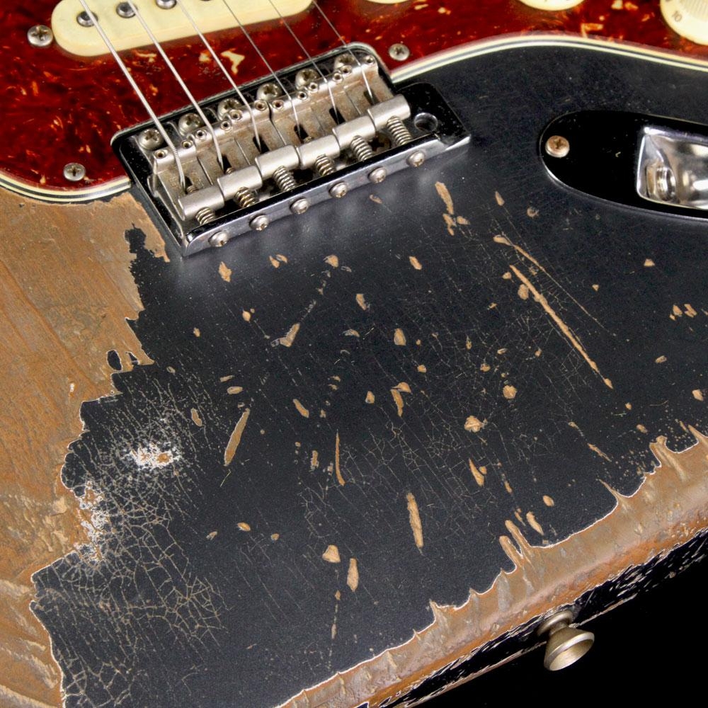 Fender Custom Shop Masterbuilt Jason Smith Music Zoo Ultimate Relic 1960 Stratocaster Guitar - Charcoal Frost Metallic