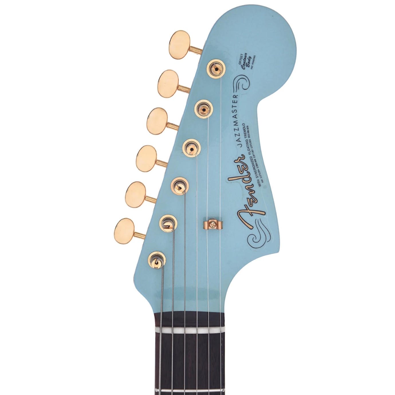 Fender Custom Shop 1962 Jazzmaster Chicago Special Lush Closet Classic Aged Daphne Blue w/Painted Headcap & Gold Hardware