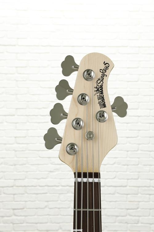 Ernie Ball Music Man Stingray 5 HH - Powder Blue, Rosewood Fingerboard