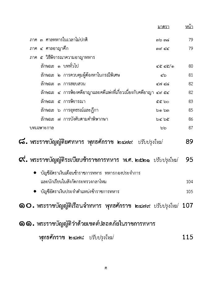 (e book) กฎหมายทหาร ปรับปรุงใหม่สุด รวม 15 ฉบับ 16 ชุดข้อสอบ