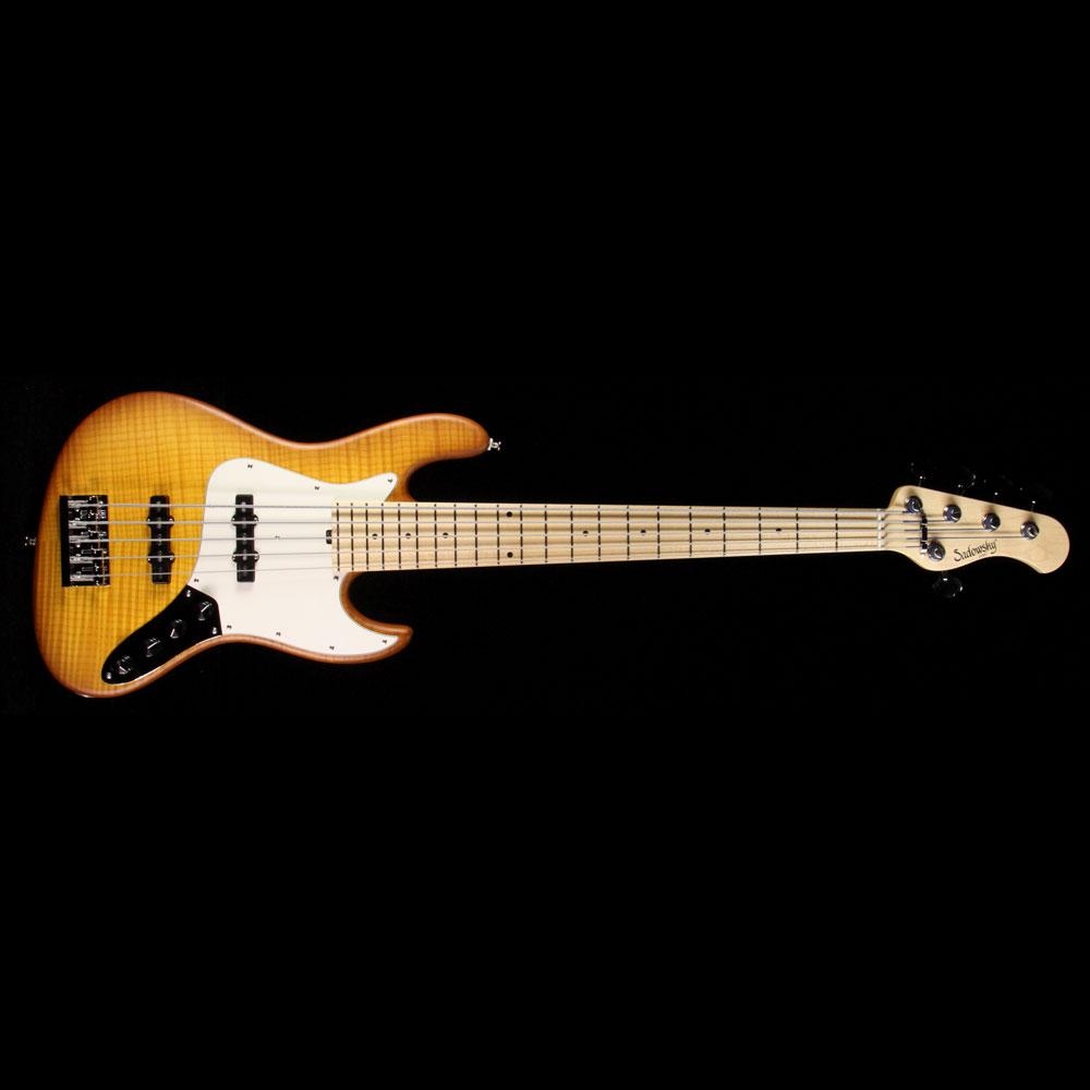 Sadowsky Deluxe Satin Series Vintage 5-21 5-String Bass Guitar - Caramel Burst