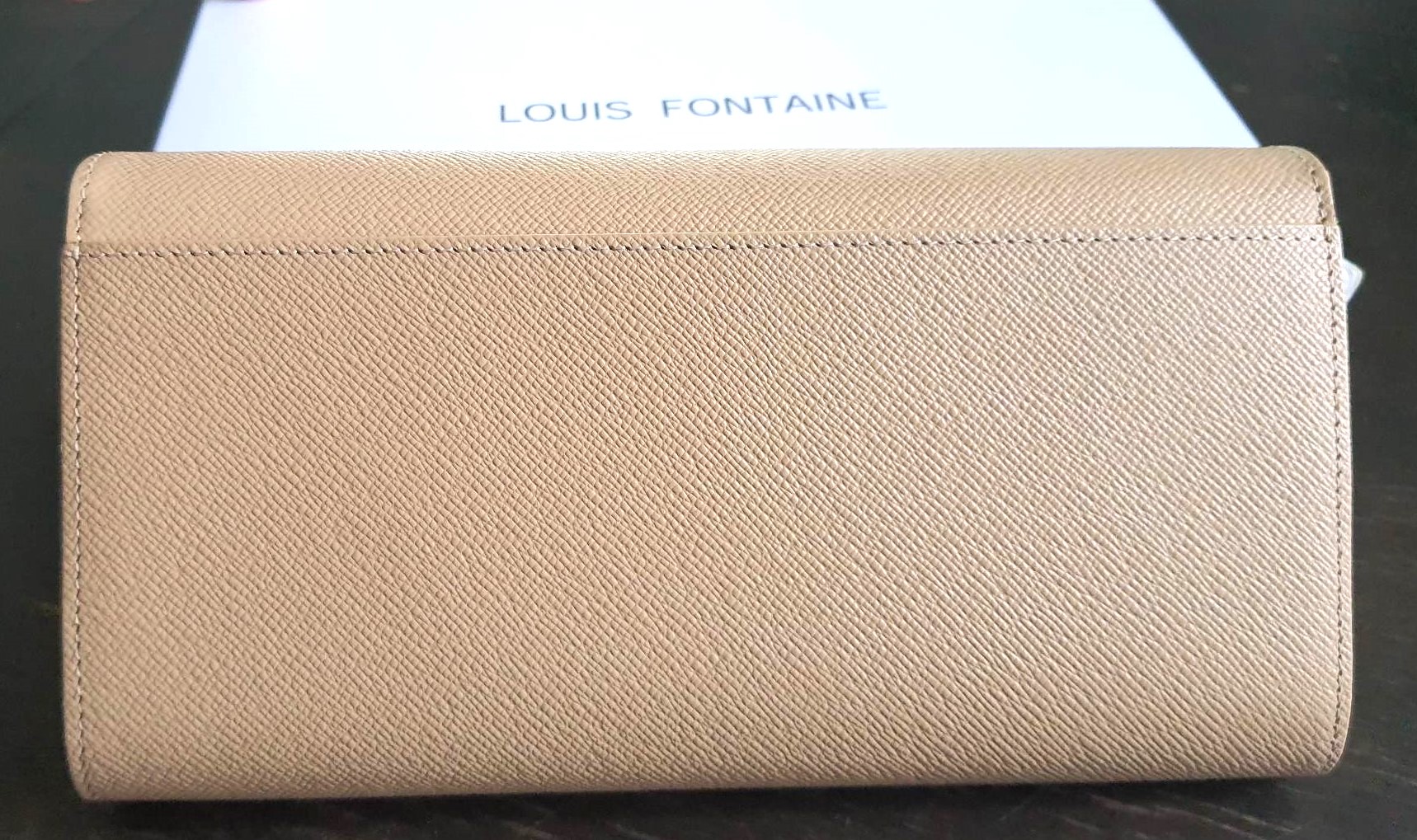 กระเป๋าสตางค์ LOUIS FONTAINE เบจ ใหม่ แท้