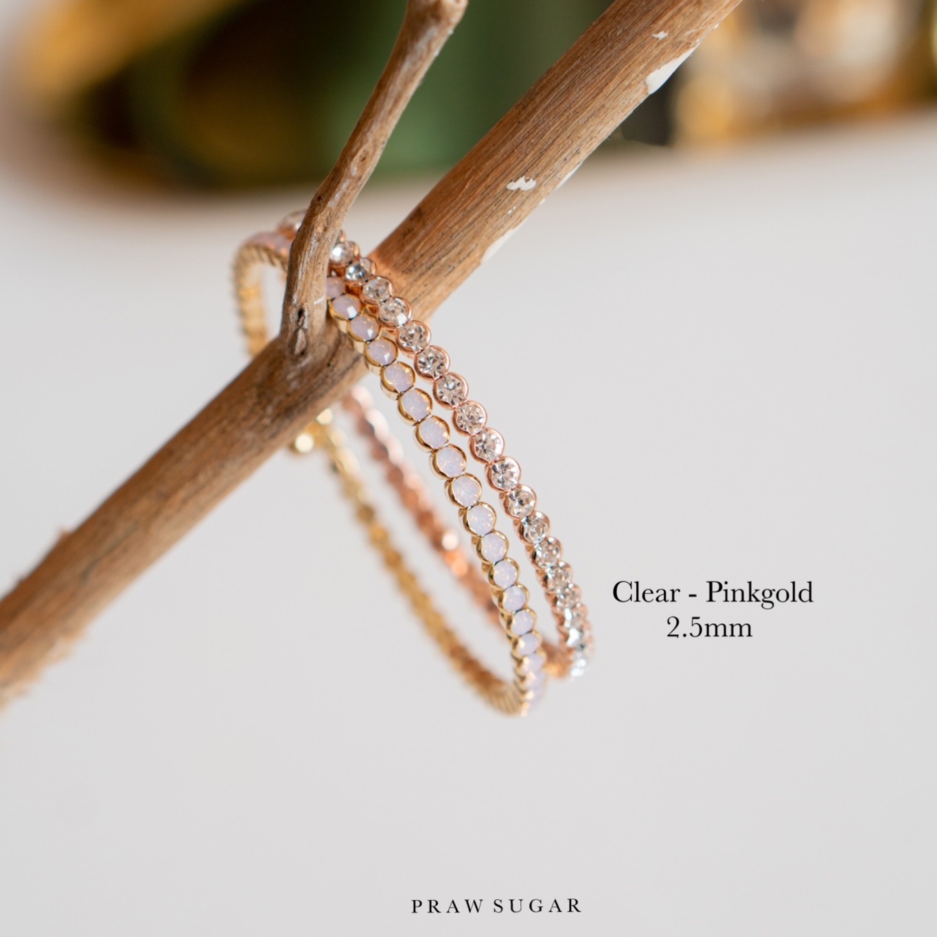Classic Gorgeous Bracelet - กำไลเพชรสวยหรูคลาสสิค (มี 2 ขนาด 3 สี)