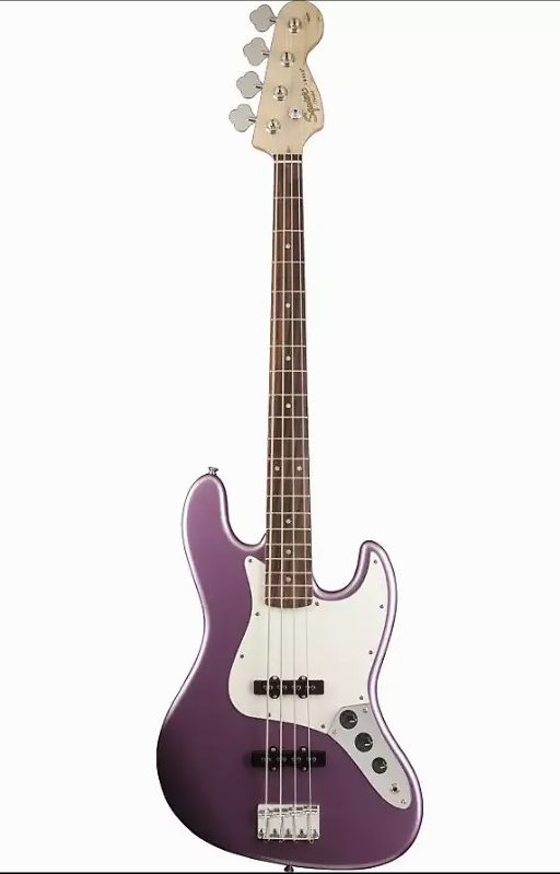 Squier Affinity Jazz Bass Black,Burgundy Mist,Slick Silver,Race Red