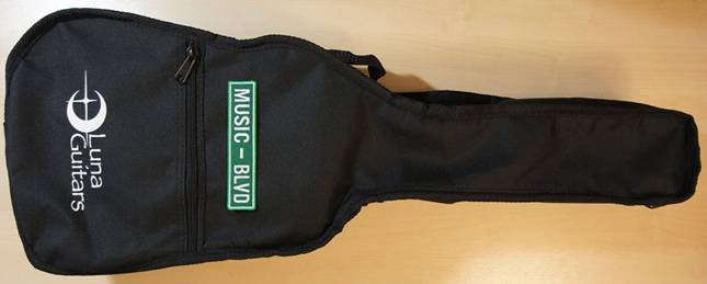 Luna Guitars Tattoo Concert Ukulele w/ Preamp