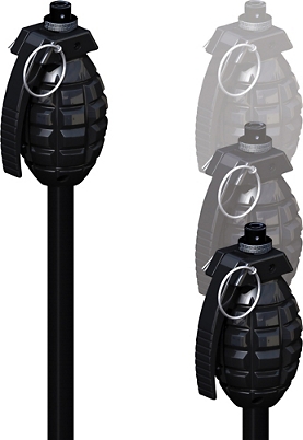 Ultimate Support Bring It On, Sucka! - Custom Mic Topper Black