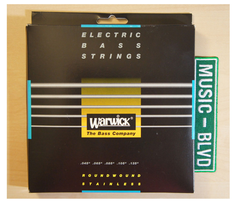 Warwick Black Label Stainless Medium 5-String Bass Strings