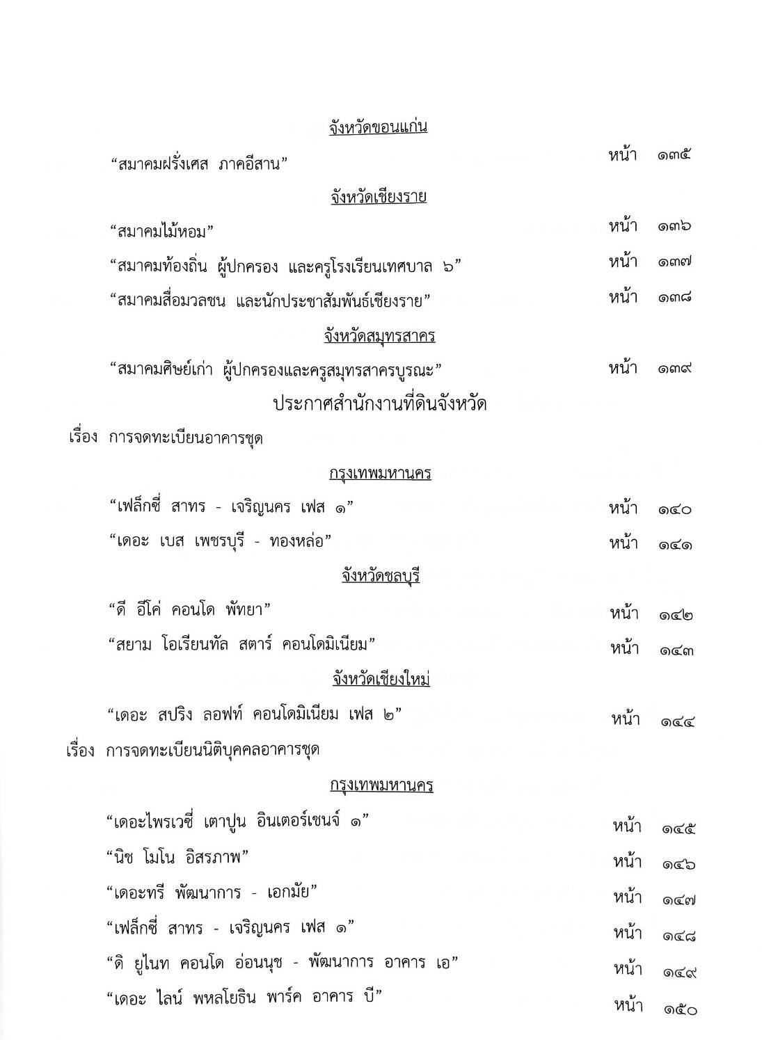 กฎหมายออกใหม่ 20/65 ประกาศกรมอุตสาหกรรมฯ บัตรสิ้นอายุ ประกาศสภาฯ ตั้งคณะกรรมาธิการ ประกาศศาลเยาวชนและครอบครัวจังหวัด...