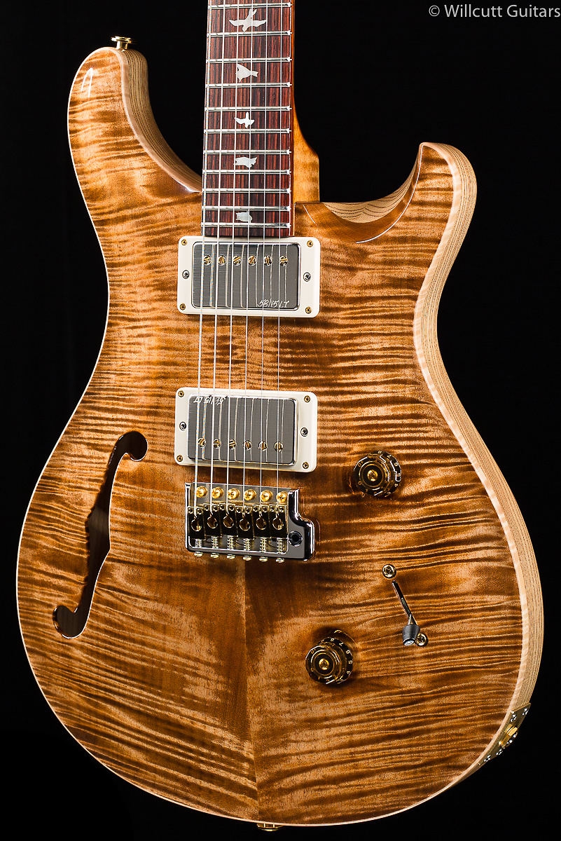 PRS Wood Library Custom 24 Semi-Hollow Swamp Ash Copperhead