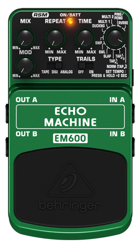 Behringer EM600 Echo Machine Echo Modeling Effects Pedal