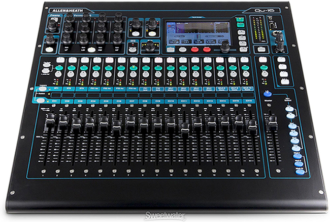 Allen & Heath QU-16 16-Channel Rack Mount Digital Mixer