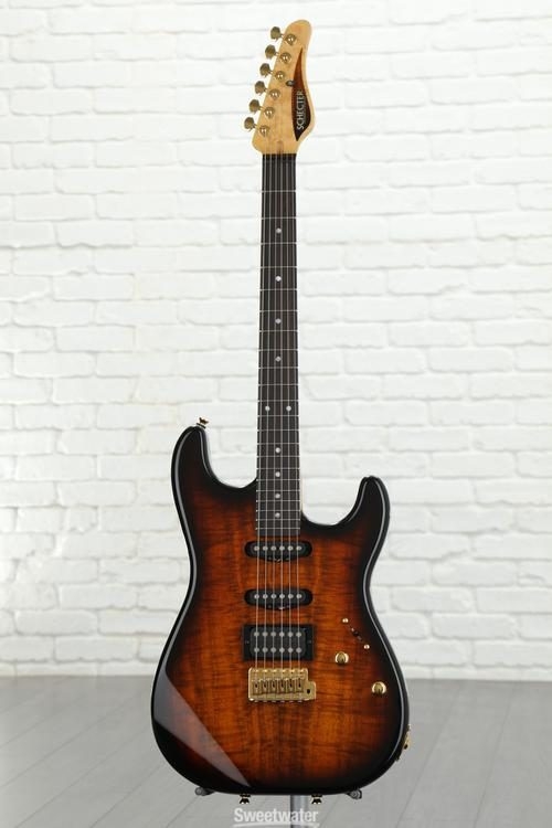 Schecter Dream Machine III Koa - Vintage Sunburst, Ebony Fingerboard