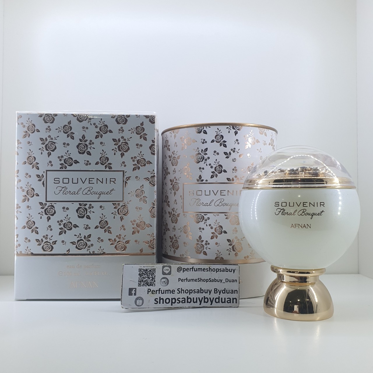 น้ำหอม Afnan Souvenir Floral Bouquet EDP 100ml กล่องซีล
