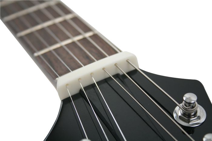 Voyage-Air Guitar TransAxe Telair VET-1 Electric Guitar with Rosewood Fingerboard Black