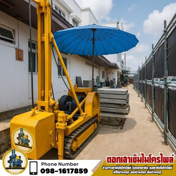 แก้ไขบ้านทรุด เสริมฐานราก