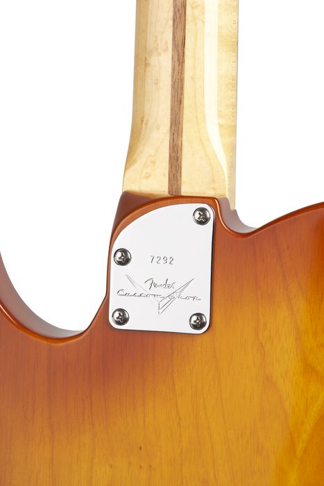 Fender Custom Shop Limited Bent Top Telecaster Electric Guitar Honey Burst Rosewood Fingerboard