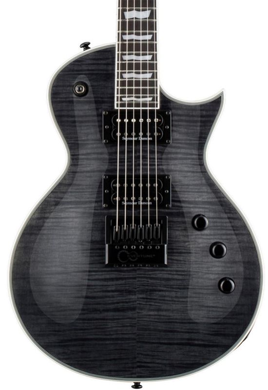 ESP LTD EC-1000ET Evertune Electric Guitar See-Thru Black