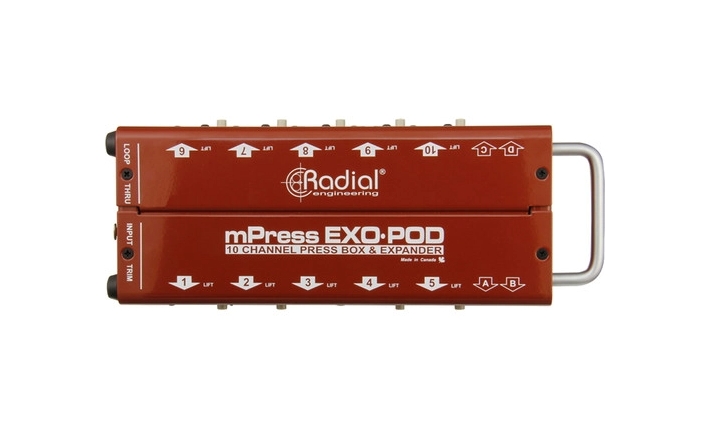 Radial Engineering Exo-Pod Broadcast Splitter with XLR & 3.5mm Connections